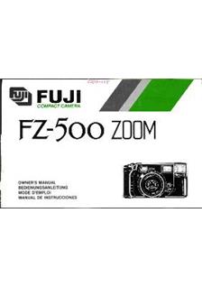 Fujifilm FZ 500 manual. Camera Instructions.